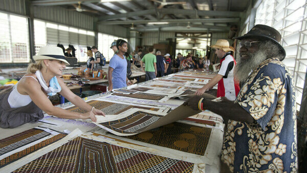 Tourism NT creditTiwi Design - Tiwi Island Grand Final and Art sale